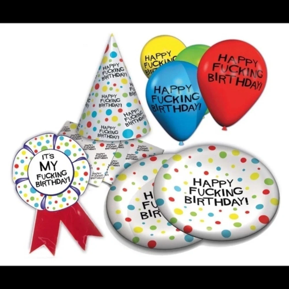 Adult Birthday Party Pack Funny